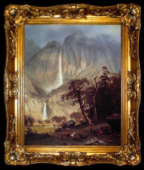 framed  Albert Bierstadt The Yosemite Fall, ta009-2
